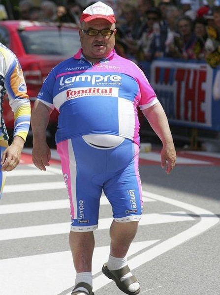 fat people cycling
